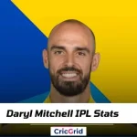 Daryl Mitchell IPL Stats 2025, Price, Runs, Age, Wickets, Debut, Team, Salary Daryl Mitchell IPL Stats